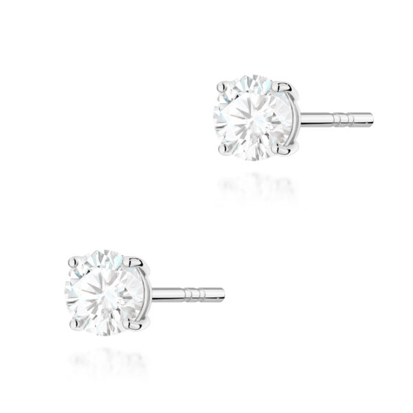 Kolczyki Diament 2 x 0.50ct białe złoto