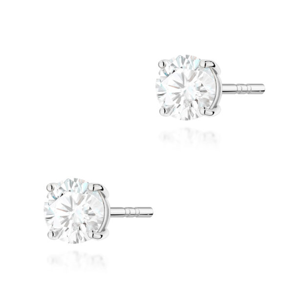Kolczyki Diament 2 x 0.70ct białe złoto