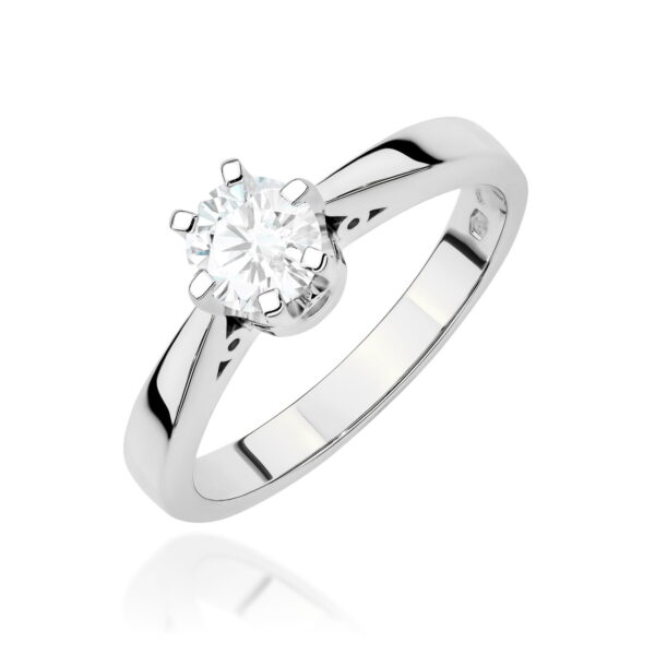 Pierścionek Diament 1,00ct białe złoto