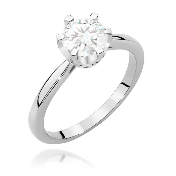 Pierścionek Diament 1,00ct białe złoto