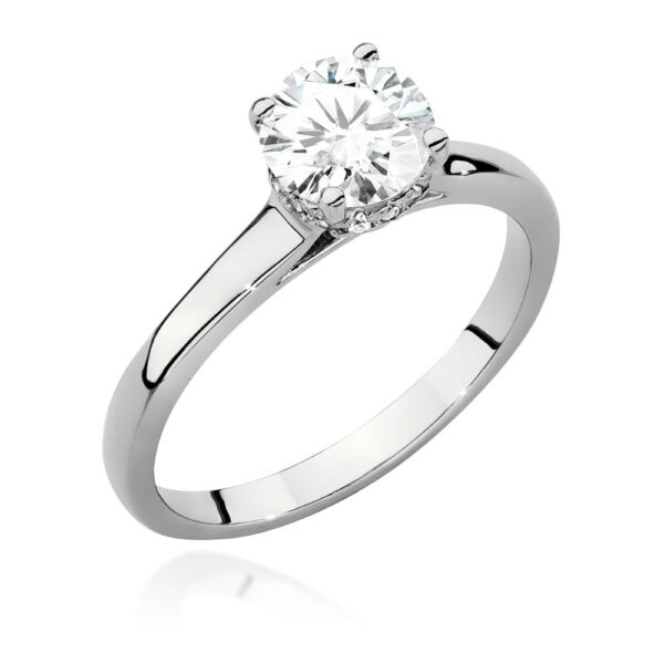 Pierścionek Diament 1,00ct białe złoto