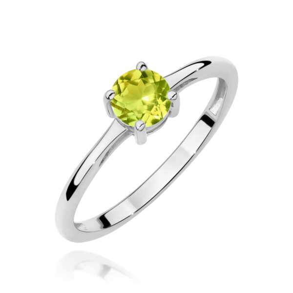 Pierścionek Oliwin 0,60ct białe złoto 375