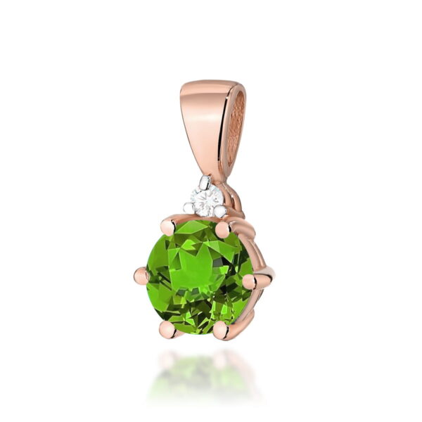 Zawieszka Oliwin 0,60ct różowe złoto