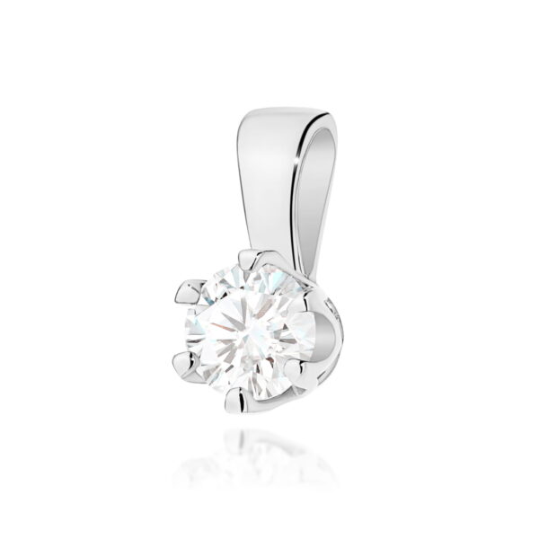 Zawieszka Diament 0,30ct białe złoto