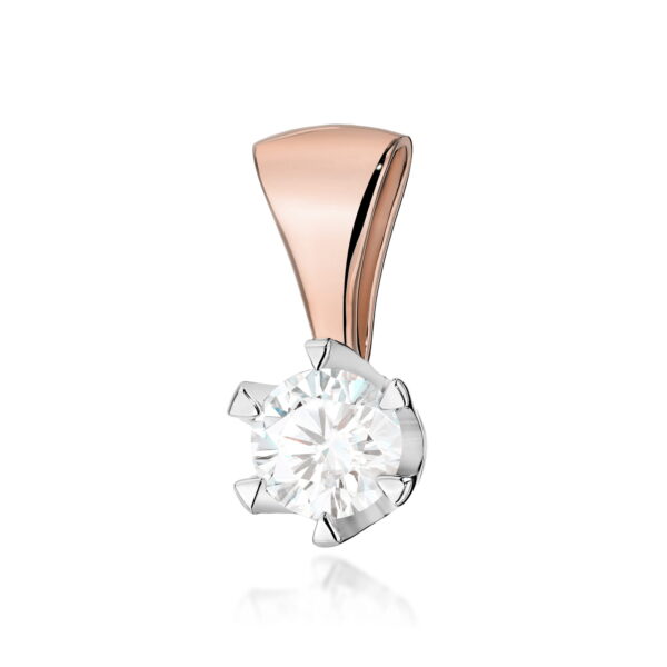 Zawieszka Diament 0,70ct różowe złoto