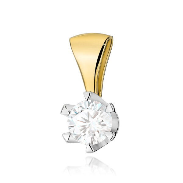 Zawieszka Diament 1,00ct żółte złoto