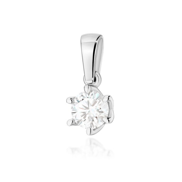 Zawieszka Diament 0,50ct białe złoto